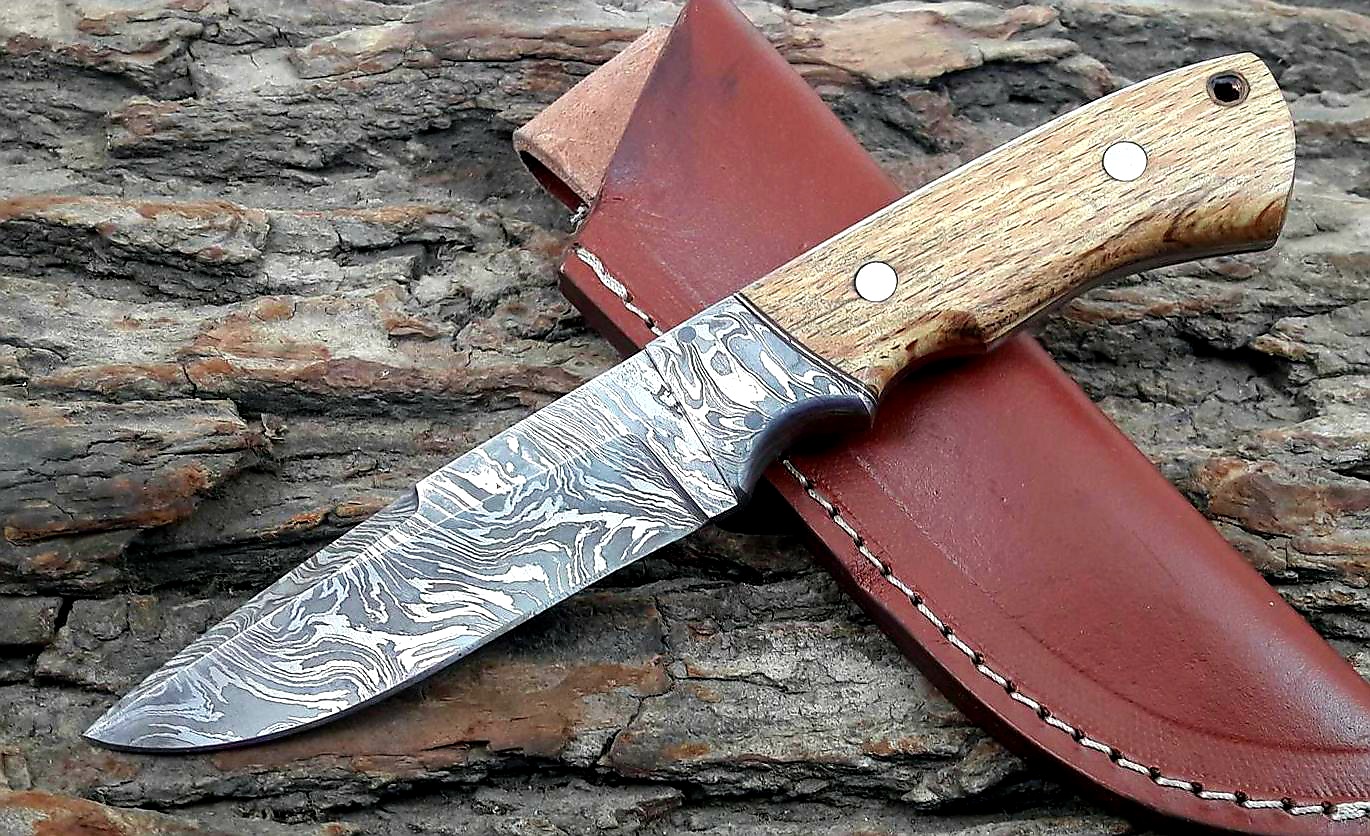 Damascus handmade axe