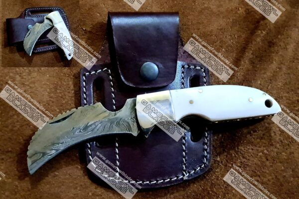 Folding White Knife