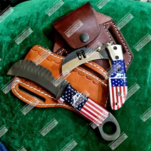 steel lineman knife set