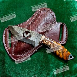 Damascus steel skinner