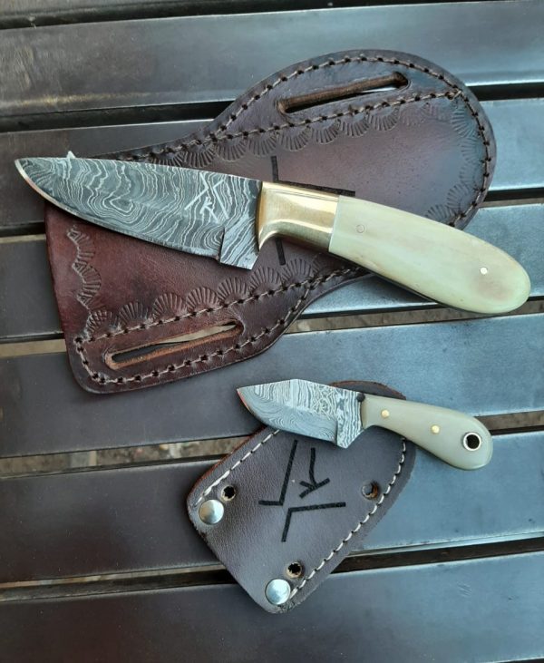 skinner knife elk bone handle