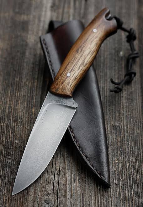 Handmade steel skinner knife
